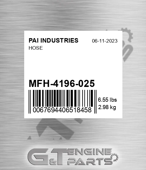 MFH-4196-025 Hose