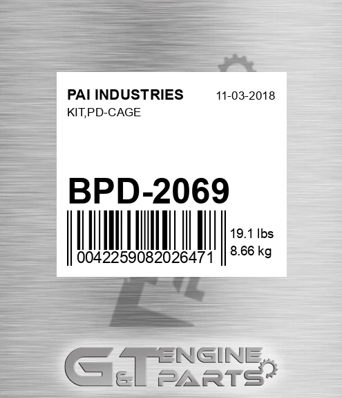 BPD-2069 Kit,pd-cage