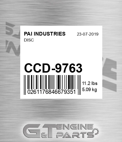 CCD-9763 Disc