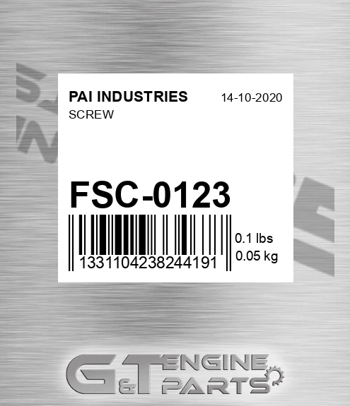 FSC-0123 Screw
