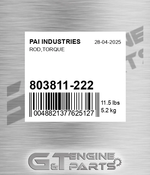 803811-222 Rod,torque