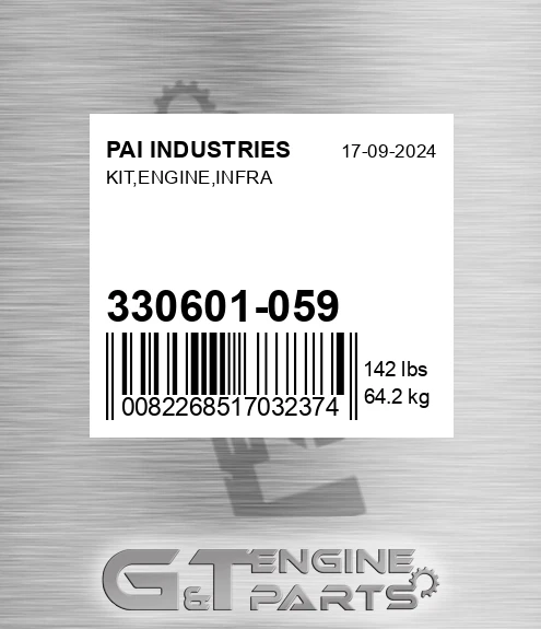 330601-059 PAI INDUSTRIES Kit,engine,infra