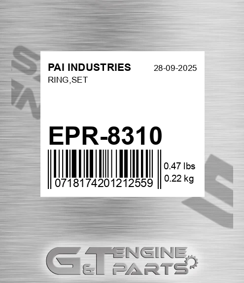 EPR-8310 Ring,set