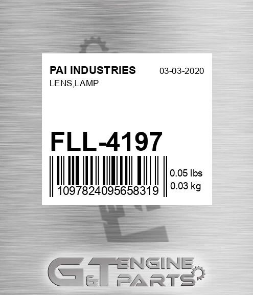 FLL-4197 Lens,lamp