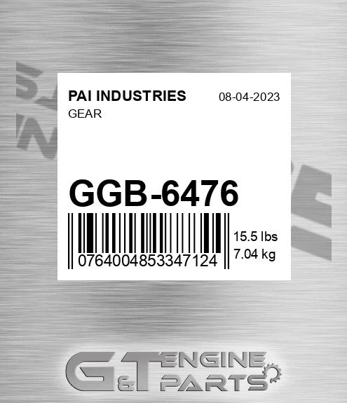 GGB-6476 Gear
