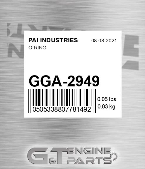 GGA-2949 O-ring