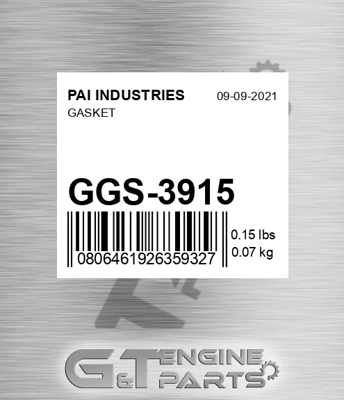 GGS-3915 Gasket