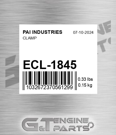 ECL-1845 Clamp