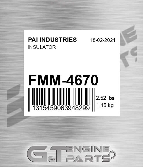 FMM-4670 Insulator
