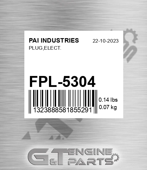FPL-5304 Plug,elect.