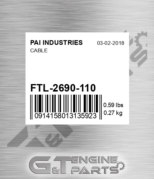 FTL-2690-110 Cable