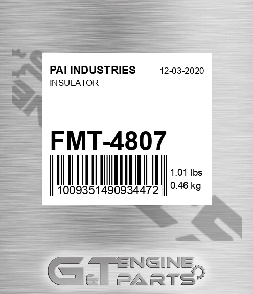 FMT-4807 Insulator