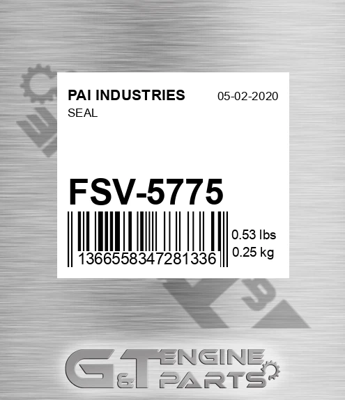 FSV-5775 Seal