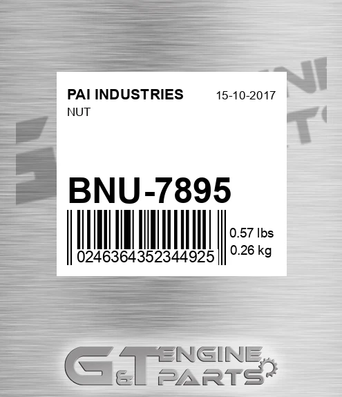 BNU-7895 Nut