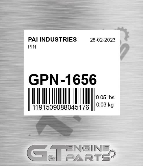 GPN-1656 Pin