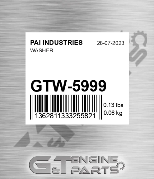 GTW-5999 Washer