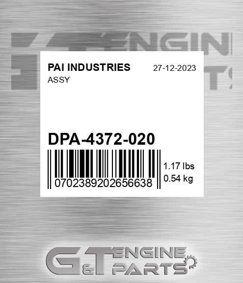 DPA-4372-020 Assy