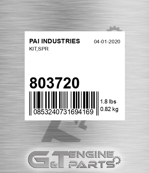 803720 Kit,spr