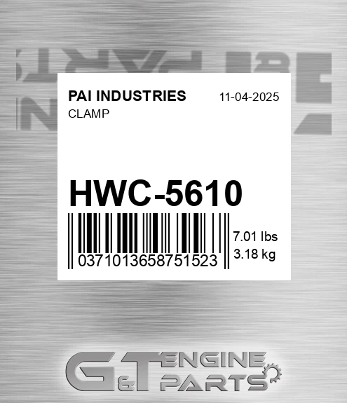 HWC-5610 Clamp