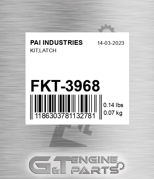 FKT-3968 Kit,latch