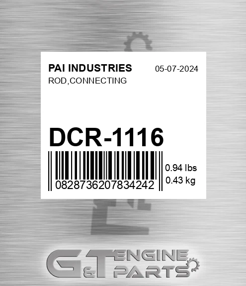 DCR-1116 Rod,connecting