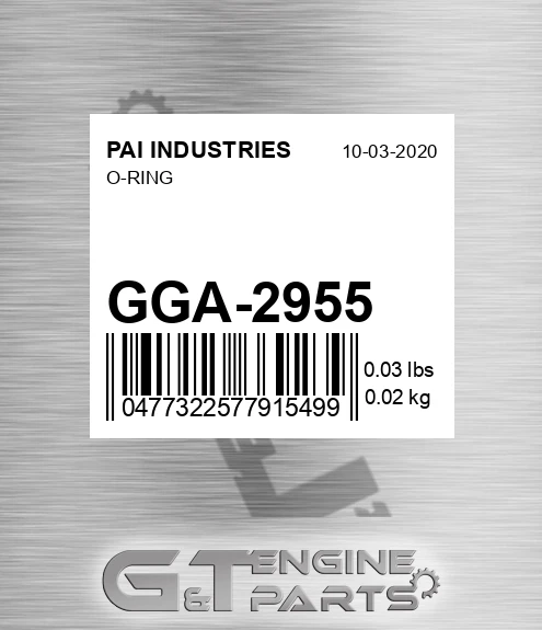 GGA-2955 O-ring