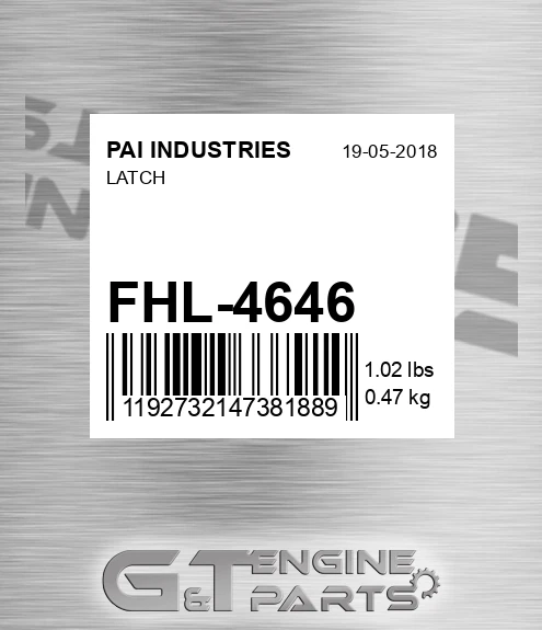 FHL-4646 Latch