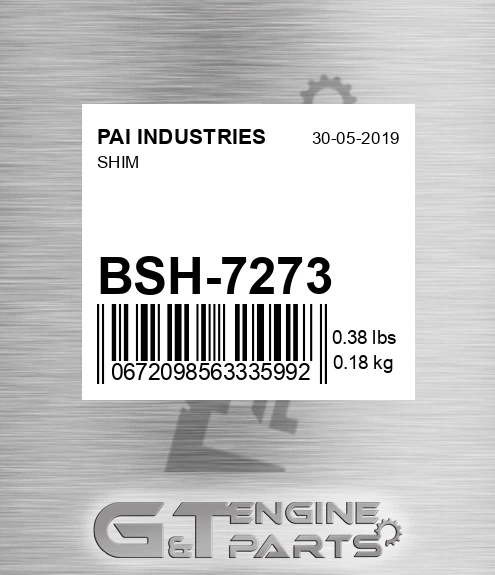 BSH-7273 Shim