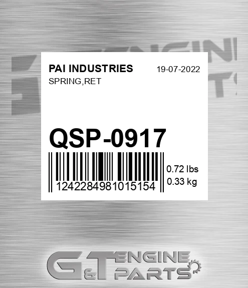 QSP-0917 Spring,ret