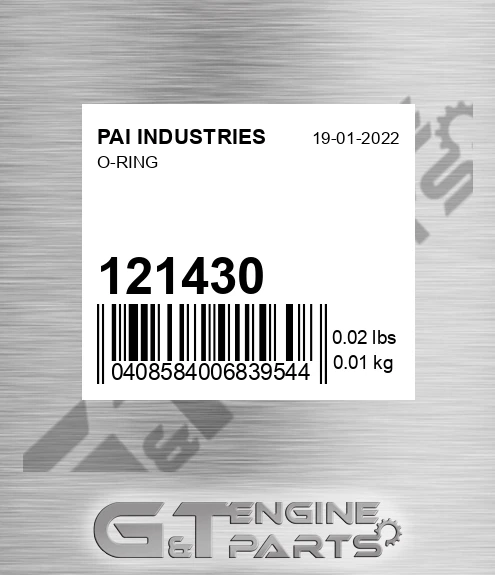 121430 O-ring
