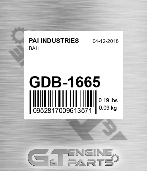GDB-1665 Ball