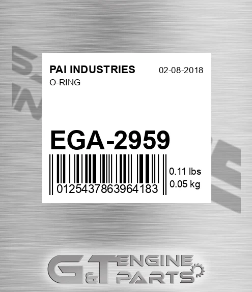 EGA-2959 O-ring