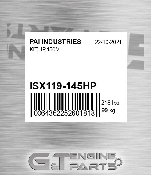 ISX119-145HP Kit,hp,150m