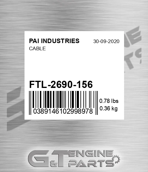 FTL-2690-156 Cable