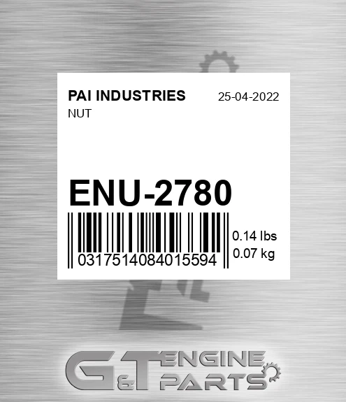 ENU-2780 Nut