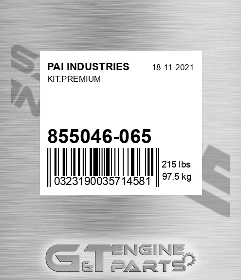 855046-065 Kit,premium for PAI INDUSTRIES