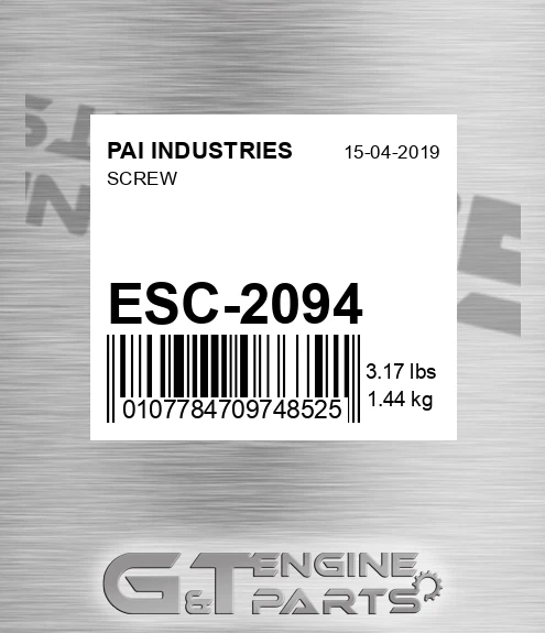 ESC-2094 Screw