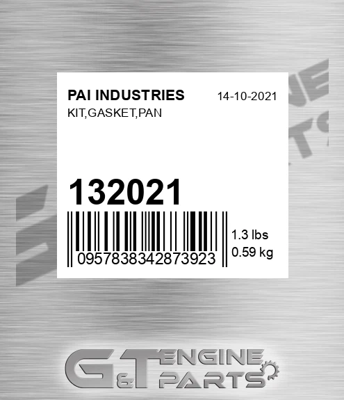 132021 Kit,gasket,pan