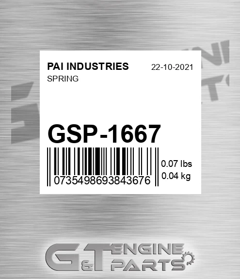 GSP-1667 Spring
