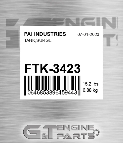 FTK-3423 Tank,surge
