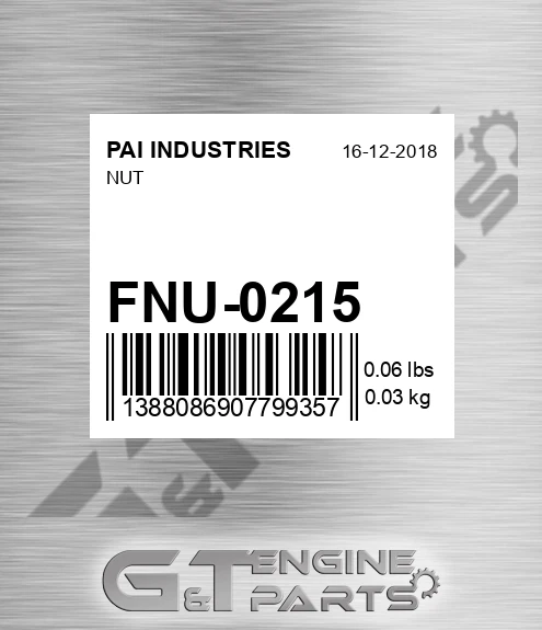 FNU-0215 Nut