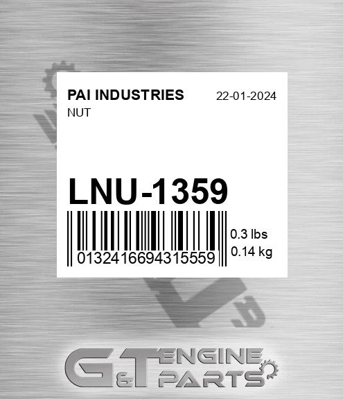 LNU-1359 Nut