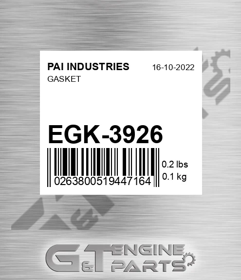 EGK-3926 Gasket
