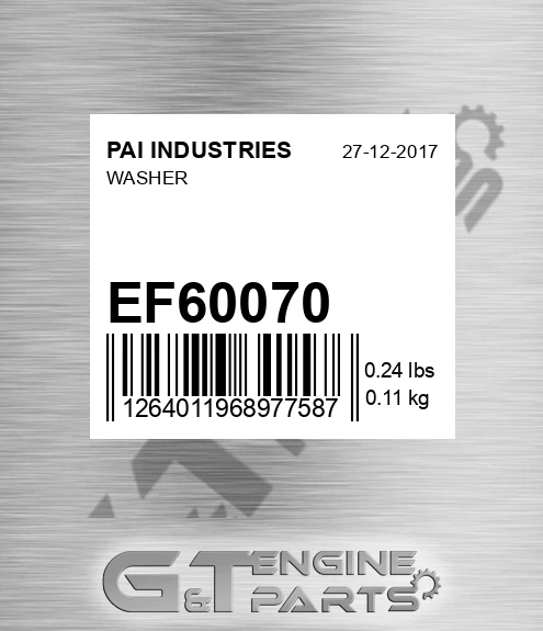 EF60070 Washer