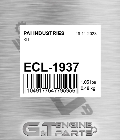 ECL-1937 Kit for PAI INDUSTRIES