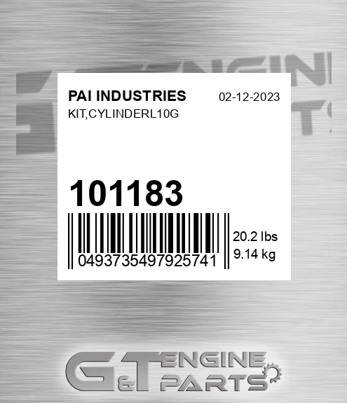 101183 Kit,cylinderl10g