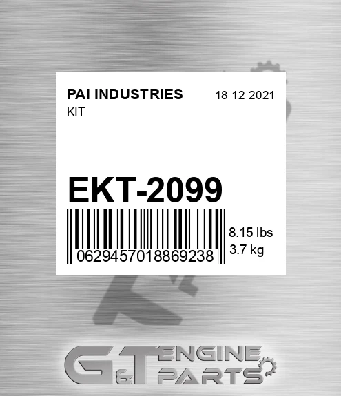 EKT-2099 Kit for PAI INDUSTRIES