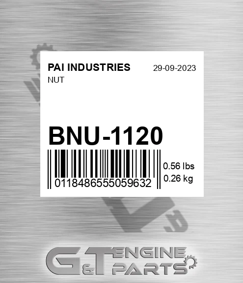 BNU-1120 Nut