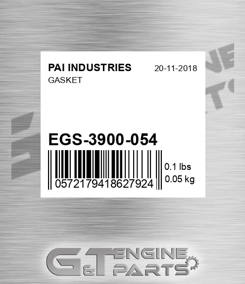 EGS-3900-054 Gasket
