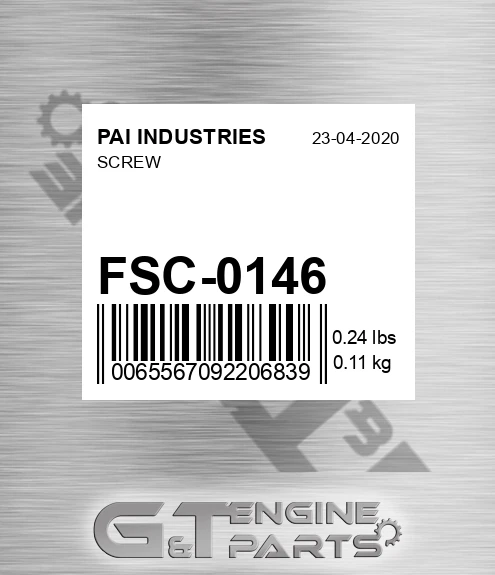 FSC-0146 Screw